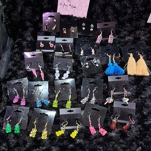 Colorful Fashion Earrings Set